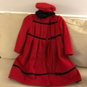 Girls coat and hat